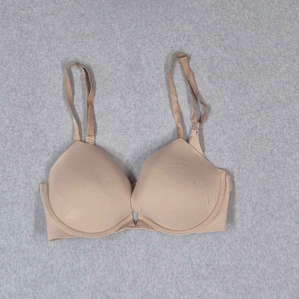 Victoria's Secret Women Bra 34D Beige Push Up Underwired Strap